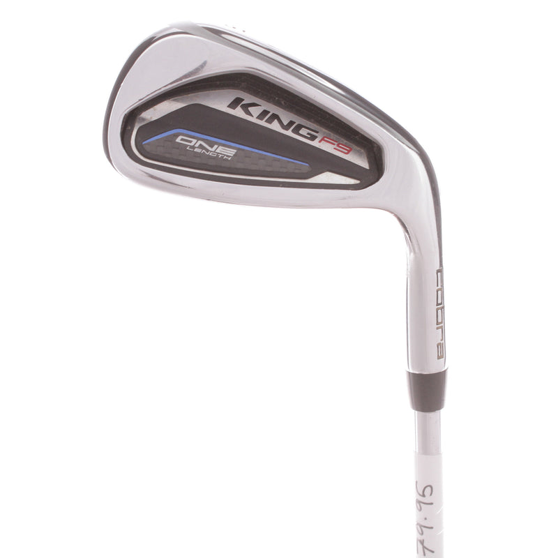 Cobra King F9 One Length Steel Mens Right Hand Gap Wedge 50 Degree Regular - KBS Tour 110 R