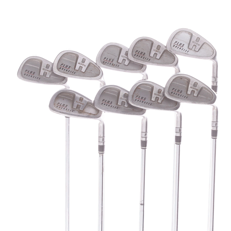 Hippo Plus Oversize Steel Mens Right Hand Iron 3-PW Stiff - True Temper Hippo