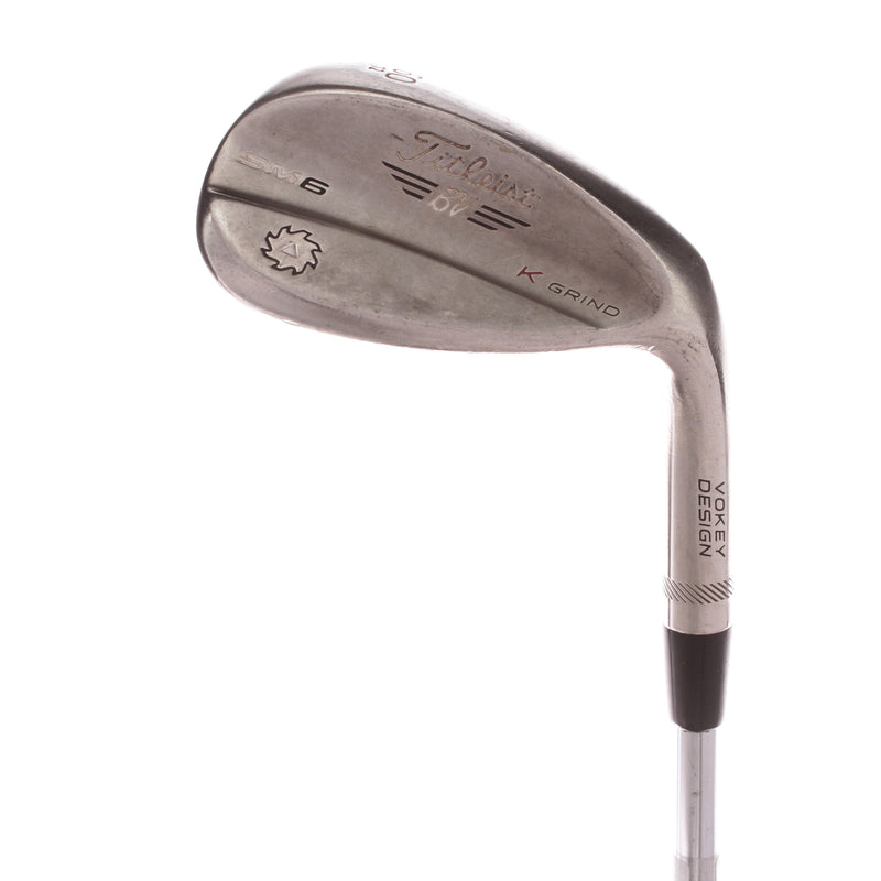 Titleist SM6 K Grind Steel Men's Right Hand Lob Wedge 60 Degree 12 Bounce Wedge - Vokey SM6