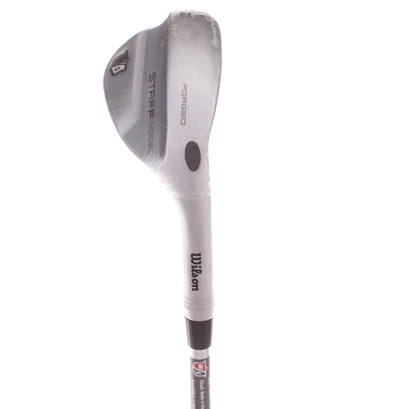 Wilson Staff Staff Model Brand New Steel Mens Right Hand Lob Wedge 58 Degree 10 Bounce Stiff - Dynamic Gold 120