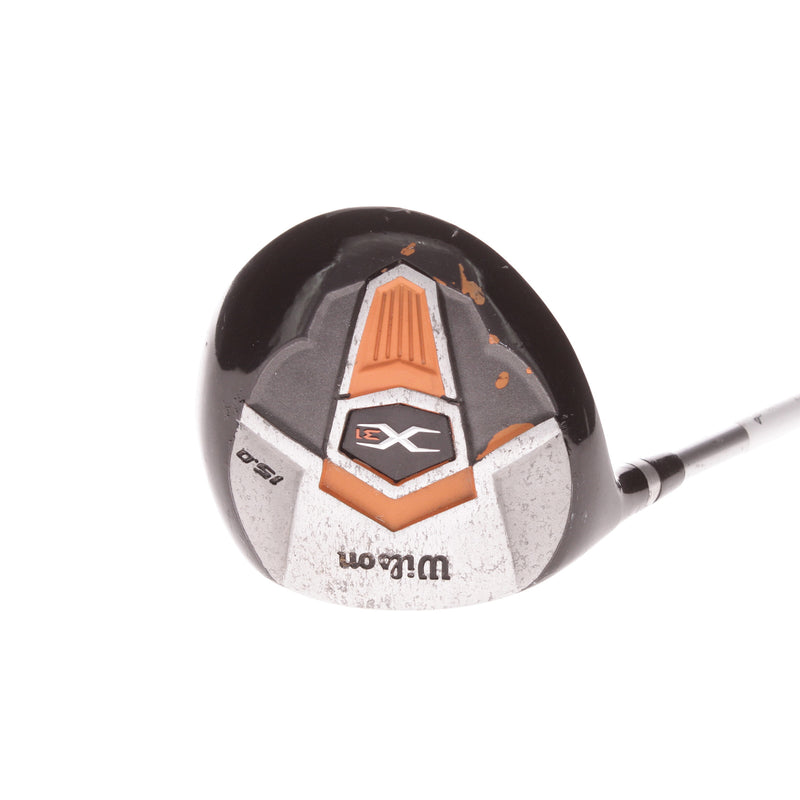 Wilson X31 Graphite Men's Left Fairway 3 Wood 15 Degree Regular - Wilson Firestick