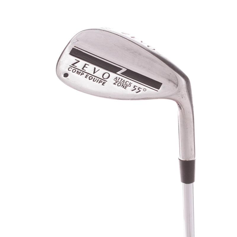 Zevo Golf Company Attack Zone Steel Mens Right Hand Sand Wedge 55 Degree Regular - True Temper