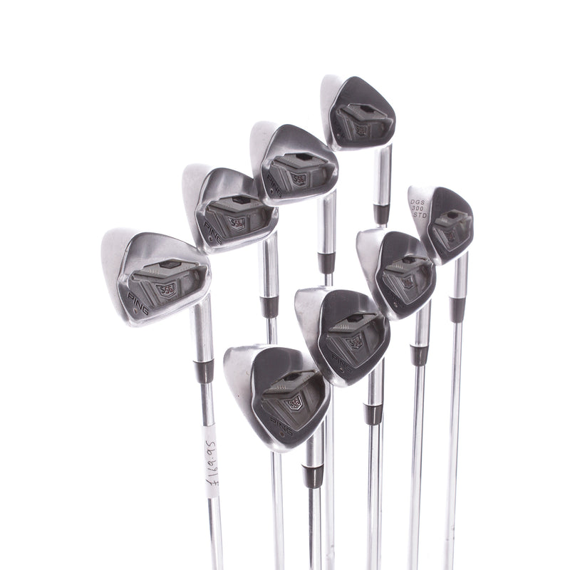 Ping S56 Steel Men's Right Hand Iron 3-PW Black Dot Stiff - True Temper Dynamic Gold S300