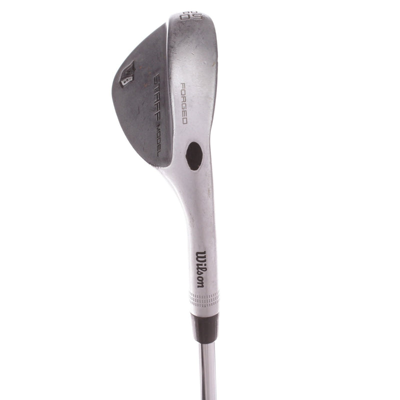 Wilson Staff Staff Model Steel Mens Right Hand Gap Wedge 50 Degree 8 Bounce Wedge - KBS $-Taper 130