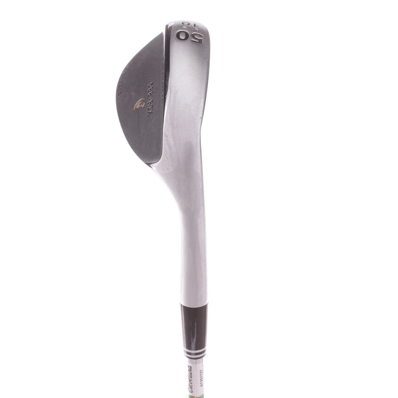 Cleveland 588 RTX Satin Chrome Steel Men's Right Hand Gap Wedge 50 Degree 10 Bounce Wedge - Dynamic Gold