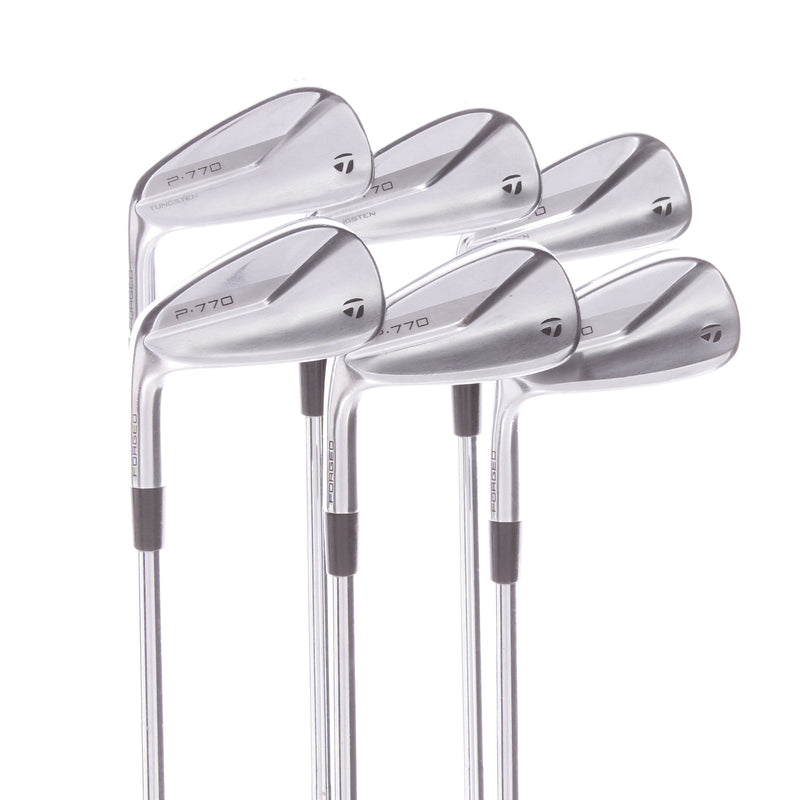 TaylorMade P770 2020 Steel Mens Left Hand Irons 5-PW Stiff - KBS Tour 120 S