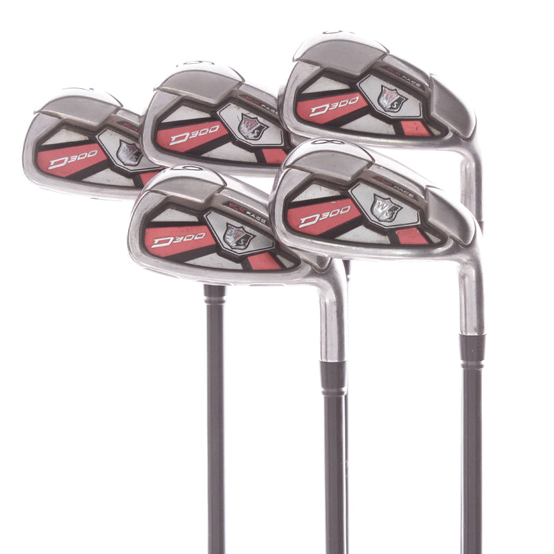 Wilson Staff D300 Graphite Mens Right Hand Irons 5-9 Regular - Matrix SpeedrulZ A-type 59R