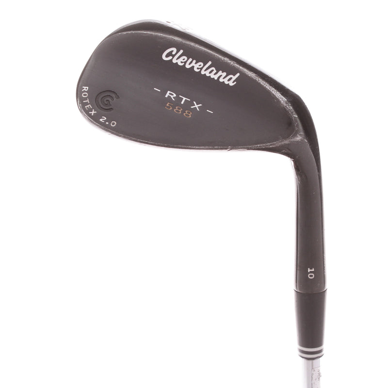 Cleveland 588 RTX Black Pearl Steel Men's Right Hand Gap Wedge 52 Degree 10 Bounce Wedge - Dynamic Gold