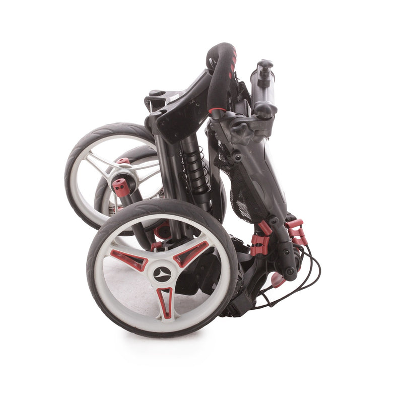 Motocaddy Cube Second Hand 3 Wheel Second Hand Push Trolley - Black Red