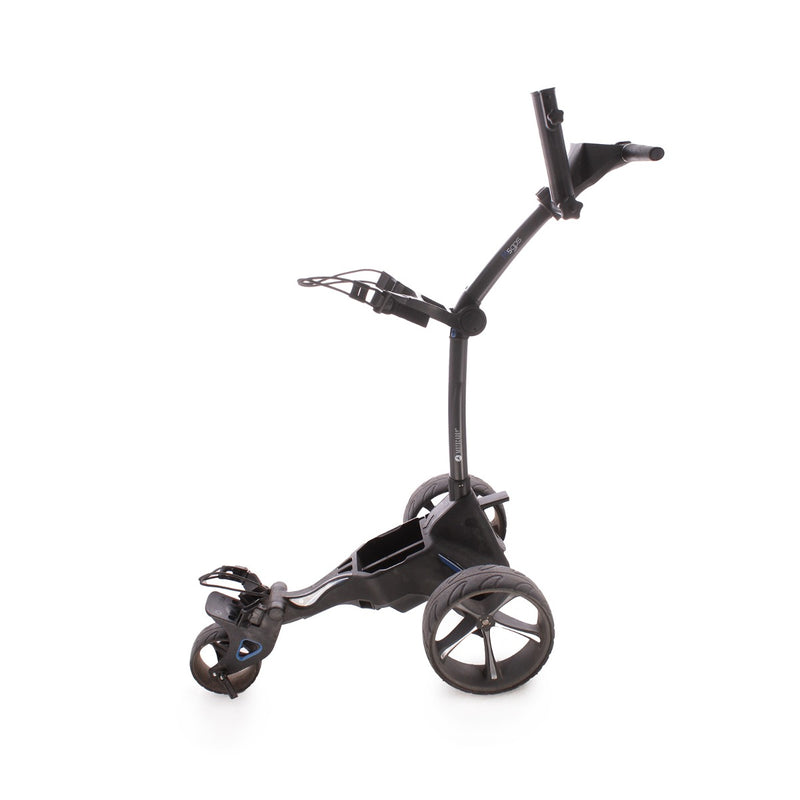 Motocaddy M5 Gps 18 Hole Lithium Battery Second Hand Golf Trolley - Gunmetal Blue