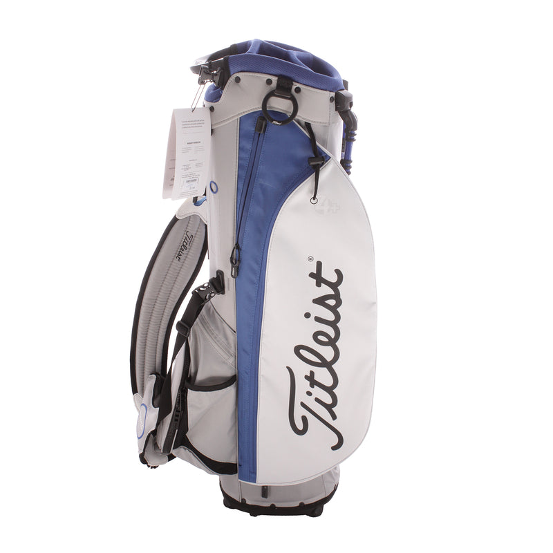 Titleist Players 4 Plus Second Hand Stand Bag - Gray/White/Royal