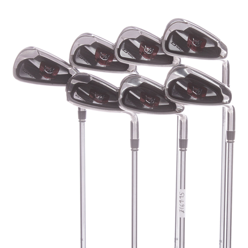 Wilson Staff D100 Steel Mens Right Hand Irons 5-SW -1" Uniflex - Wilson Staff True Temper