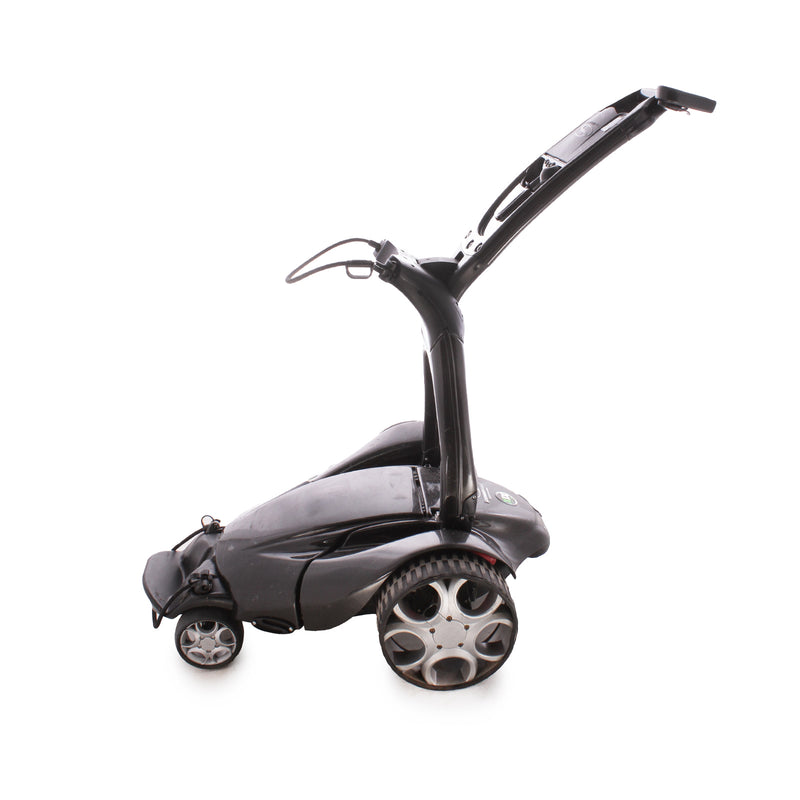 Stewarts XIX Follow Second Hand Lithium Second Hand Electric Golf Trolley Remote/Follow - Gunmetal