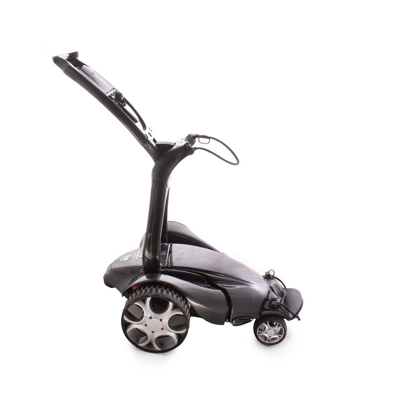 Stewarts XIX Follow Second Hand Lithium Second Hand Electric Golf Trolley Remote/Follow - Gunmetal