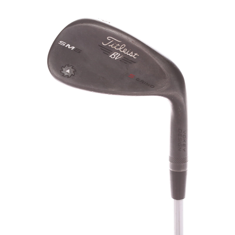 Titleist Vokey SM6 S Grind Steel Mens Right Hand Sand Wedge 56 Degree 10 Bounce Wedge - BV SM6