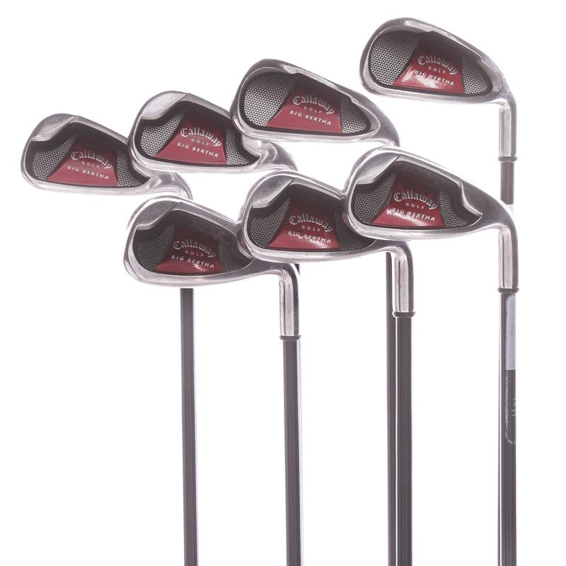 Callaway Big Bertha (2008) Graphite Men's Right Irons 4-PW Regular - Callaway 75 R