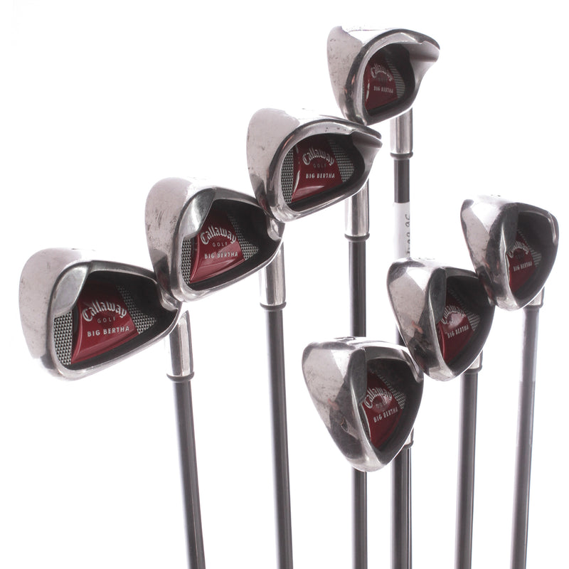 Callaway Big Bertha (2008) Graphite Men's Right Irons 4-PW Regular - Callaway 75 R