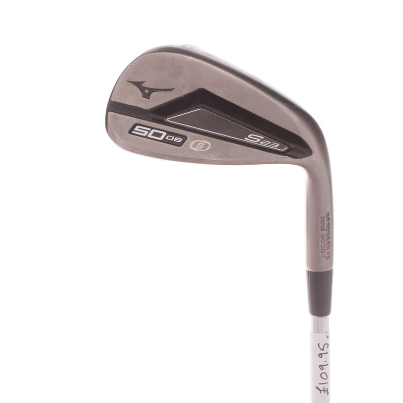 Mizuno S23 Steel Mens Right Hand Gap Wedge 50 Degree 8 Bounce Wedge - True Temper Dynamic Gold