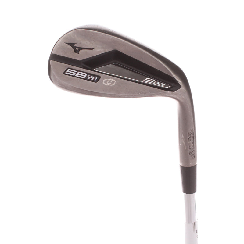 Mizuno S23 Steel Mens Right Hand Lob Wedge 58 Degree8 Bounce Wedge - True Temper Dynamic Gold