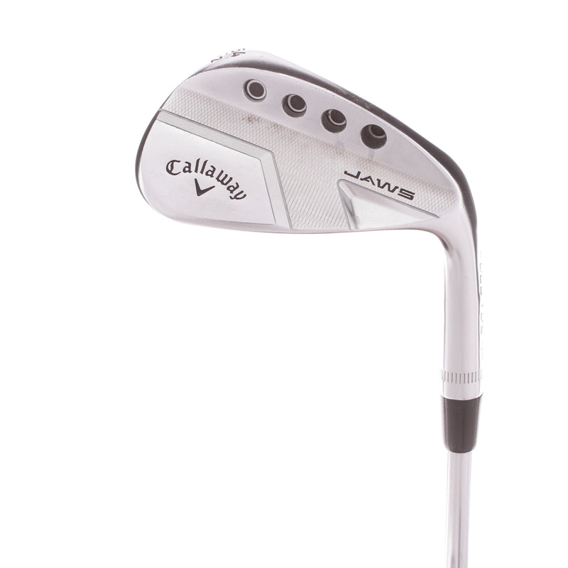 Callaway Jaws Raw Full Toe Steel Mens Right Hand Sand Wedge 54 Degree 12 Bounce Wedge - Dynamic Gold Spinner