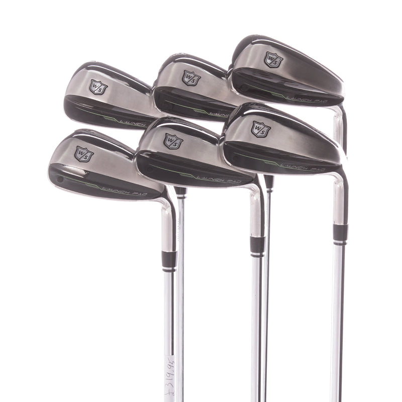 Wilson Launch Pad Steel Mens Right Hand Irons 5-PW Regular - KBS Max Ultralite