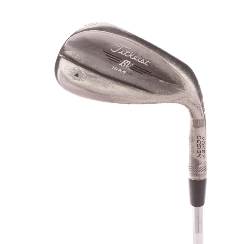 Titleist Vokey SM7 Steel Mens Right Hand Lob Wedge 58 Degree 12 Bounce D Grind Wedge - Vokey Design