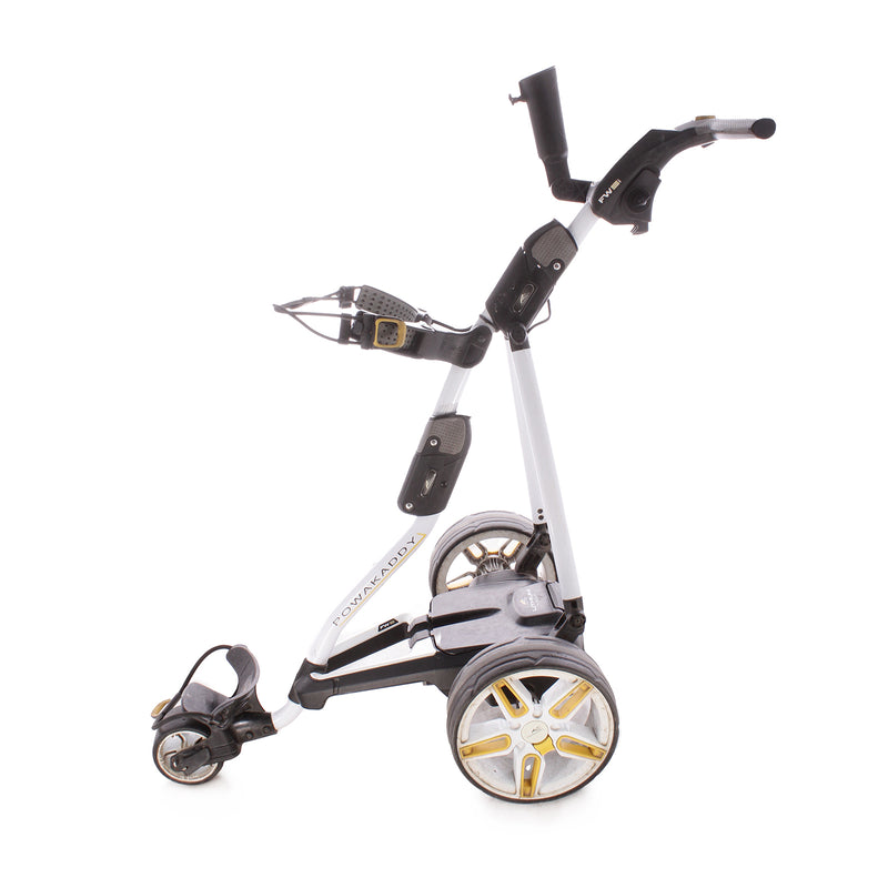 Powakaddy FW5I 18 Hole Lithium Second Hand Elecric Golf Trolley - White