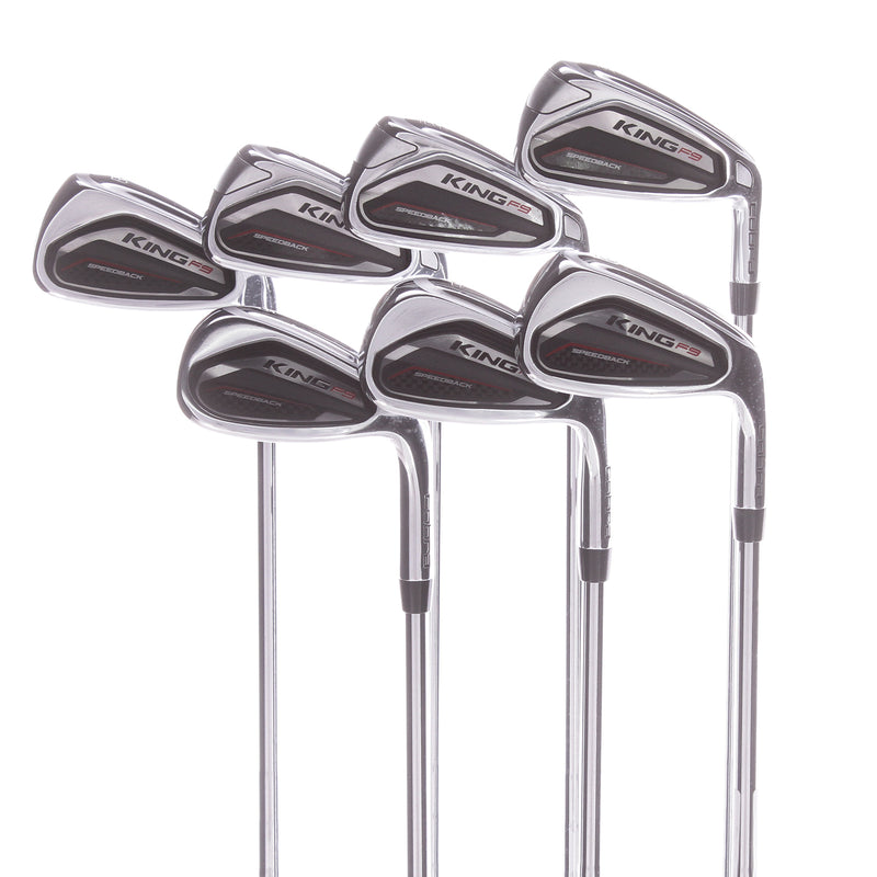 Cobra King F9 Speedback Steel Mens Right Hand Irons 5-SW Stiff - Cobra