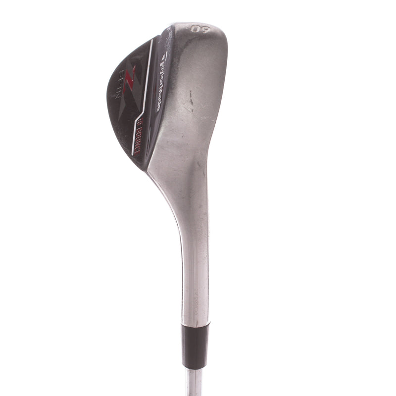 TaylorMade Z Spin Steel Men's Right Hand Lob Wedge 60 Degree 10 Bounce Wedge - Taylormade Z Spin