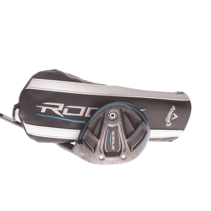 Callaway Rogue Graphite Mens Right Hand Fairway 3 Wood 15 Degree Stiff - Aldila Synergy Blue 60