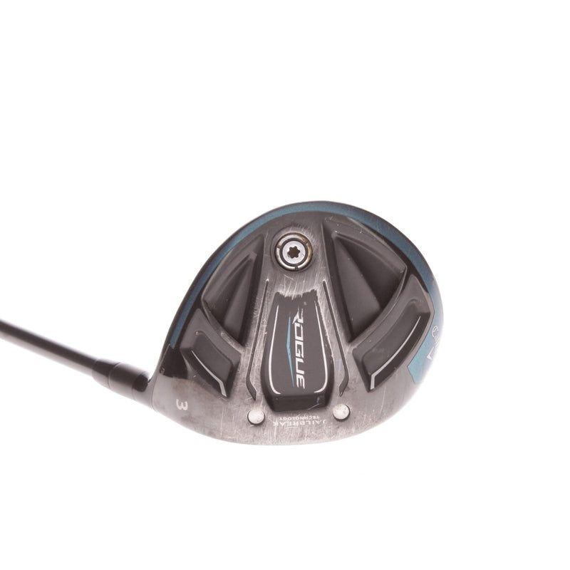 Callaway Rogue Graphite Mens Right Hand Fairway 3 Wood 15 Degree Stiff - Aldila Synergy Blue 60