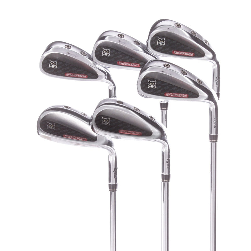 Lynx Tungsten-Weight Steel Mens Right Hand Irons 3-SW Regular - True Temper DynaLite