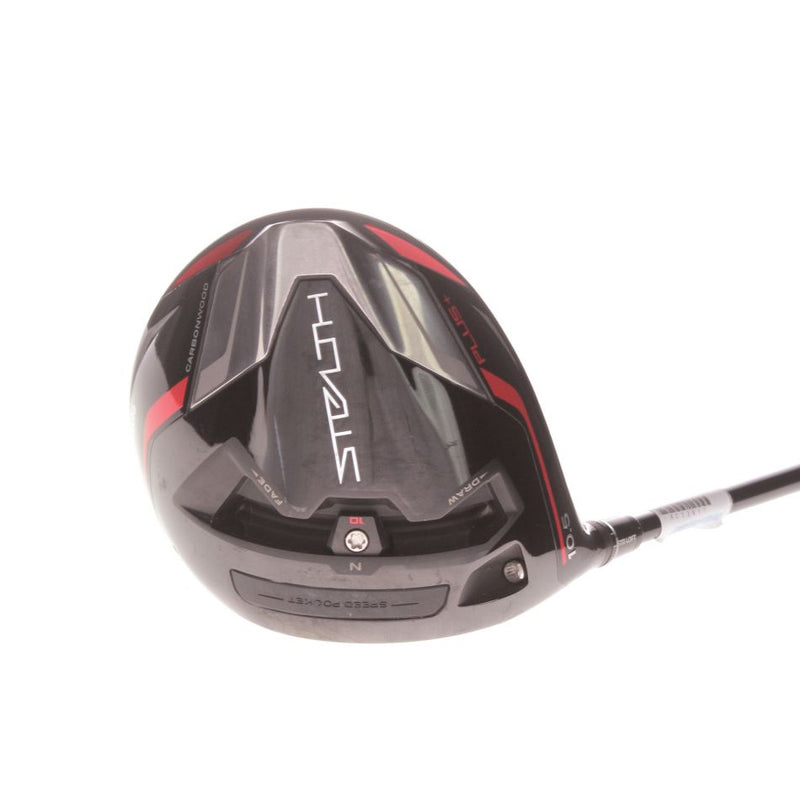 TaylorMade Stealth Plus Graphite Mens Left Hand Driver 10.5 Degree Regular - Hzrdus Smoke 5.5