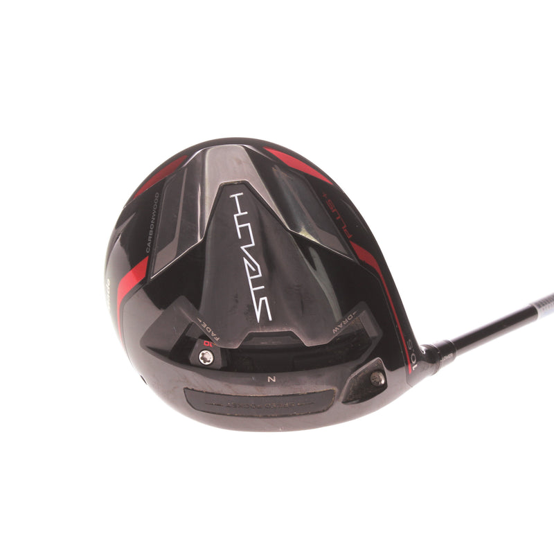 TaylorMade Stealth Plus Graphite Mens Left Hand Driver 10.5 Degree Regular - Hzrdus Smoke 5.5