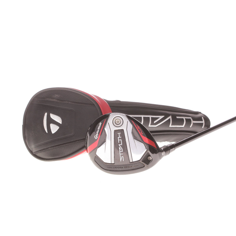 TaylorMade Stealth Plus Graphite Men's Left Fairway 5 Wood 19 Degree Regular - Hzrdus Smoke 5.5