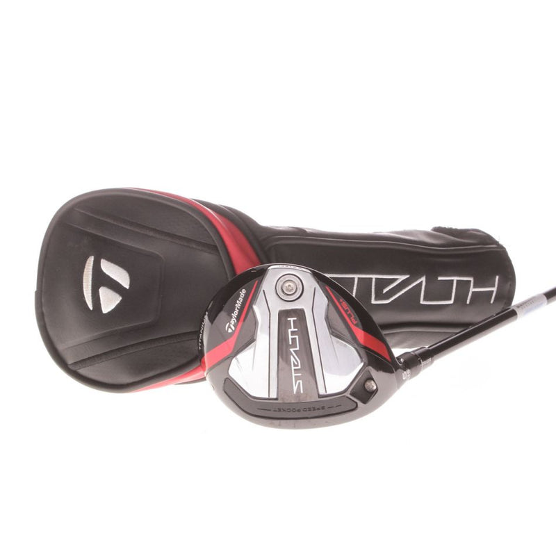 TaylorMade Stealth Plus Graphite Mens Left Hand Fairway 5 Wood 19 Degree Stiff - Hzrdus Smoke 6.0