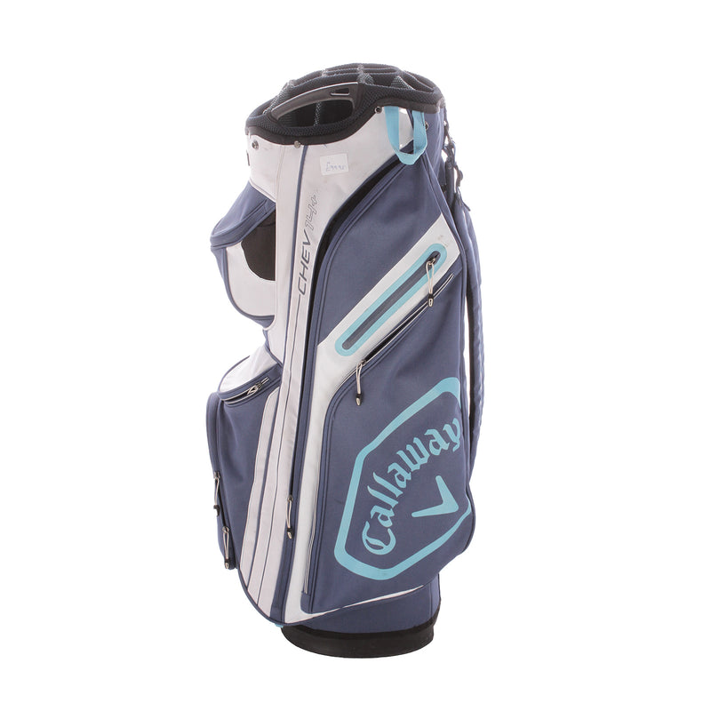 Callaway Chev 14 Second Hand Cart Bag - Blue/White