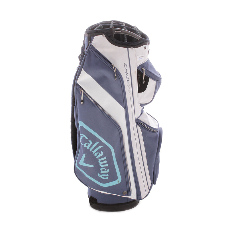 Callaway Chev 14 Second Hand Cart Bag - Blue/White