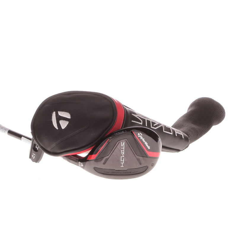 TaylorMade Stealth Graphite Mens Right Hand 4 Hybrid 22 Degree Regular - Ventus 6R