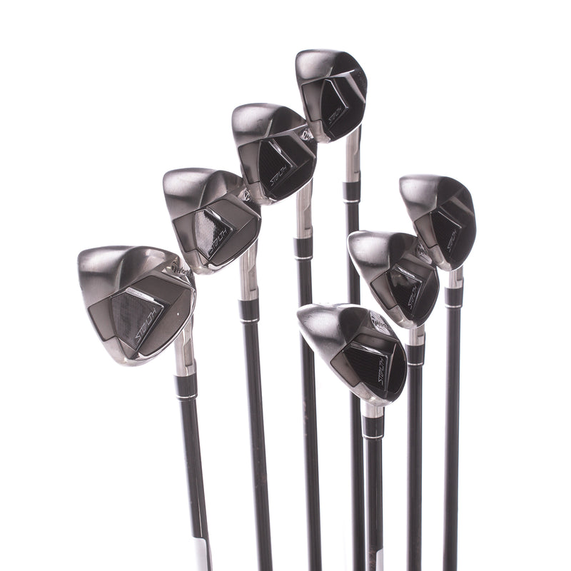 TaylorMade Stealth Graphite Men's Right Irons 5-SW Regular - Ventus 6R