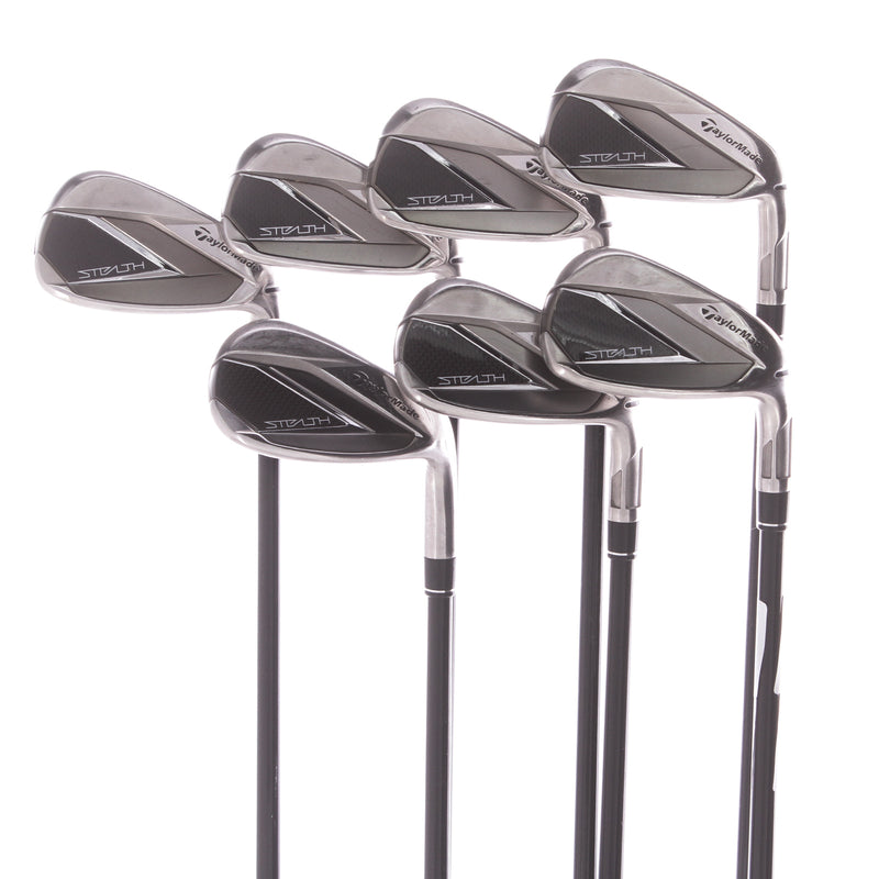 TaylorMade Stealth Graphite Mens Right Hand Irons 5-SW Regular - Ventus 6R