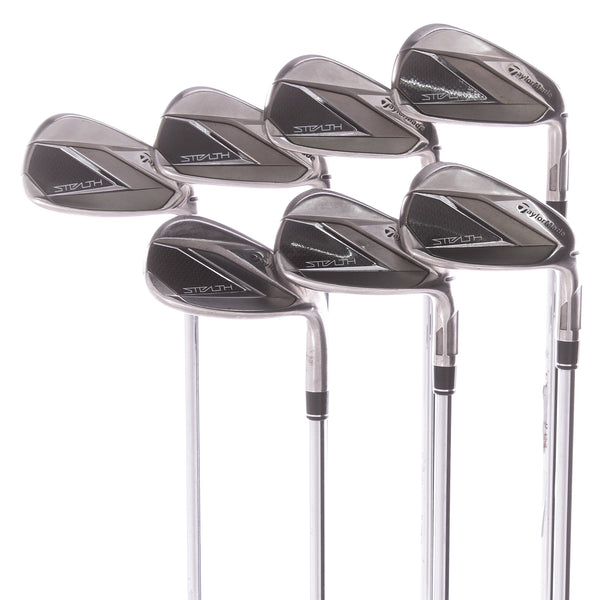 TaylorMade Stealth Steel Mens Right Hand Irons 5-SW Stiff - KBS Max 85