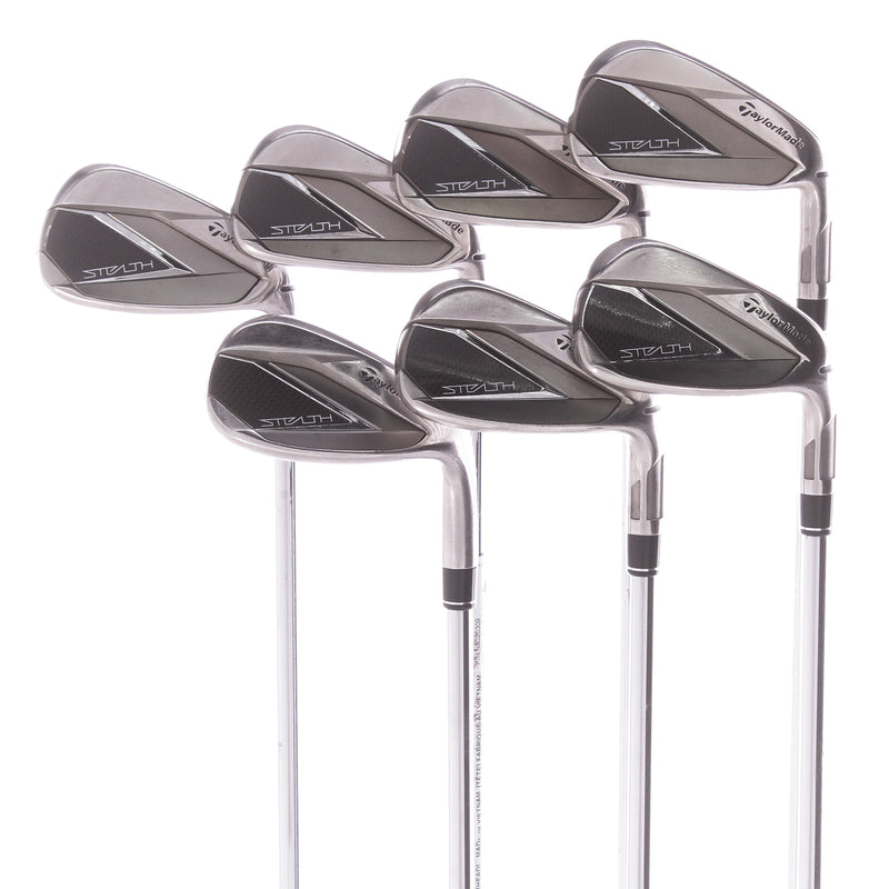 TaylorMade Stealth Steel Men's Right Irons 5-SW Stiff - KBS Max 85