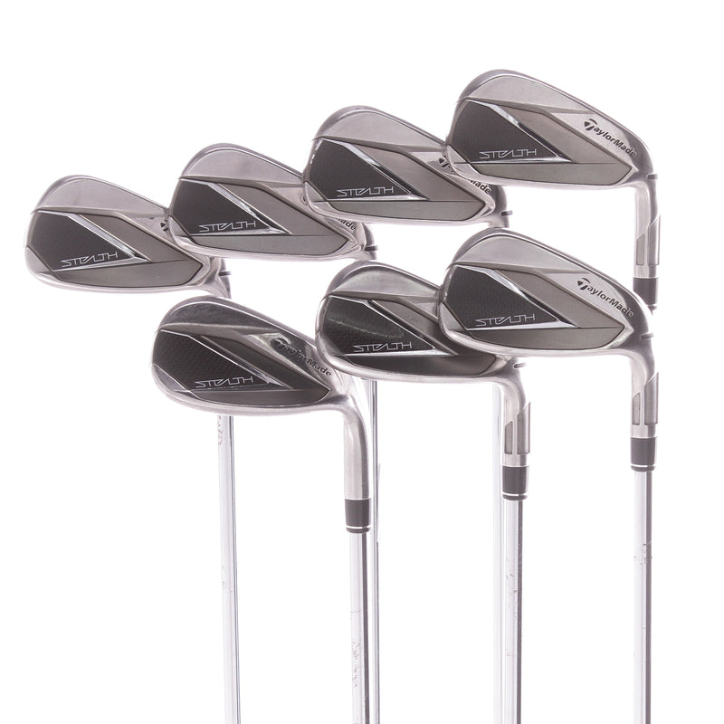 TaylorMade Stealth Steel Men's Right Irons 5-SW Stiff - KBS Max 85