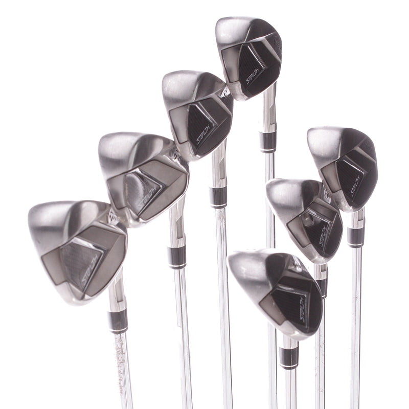 TaylorMade Stealth Steel Men's Right Irons 5-SW Stiff - KBS Max 85