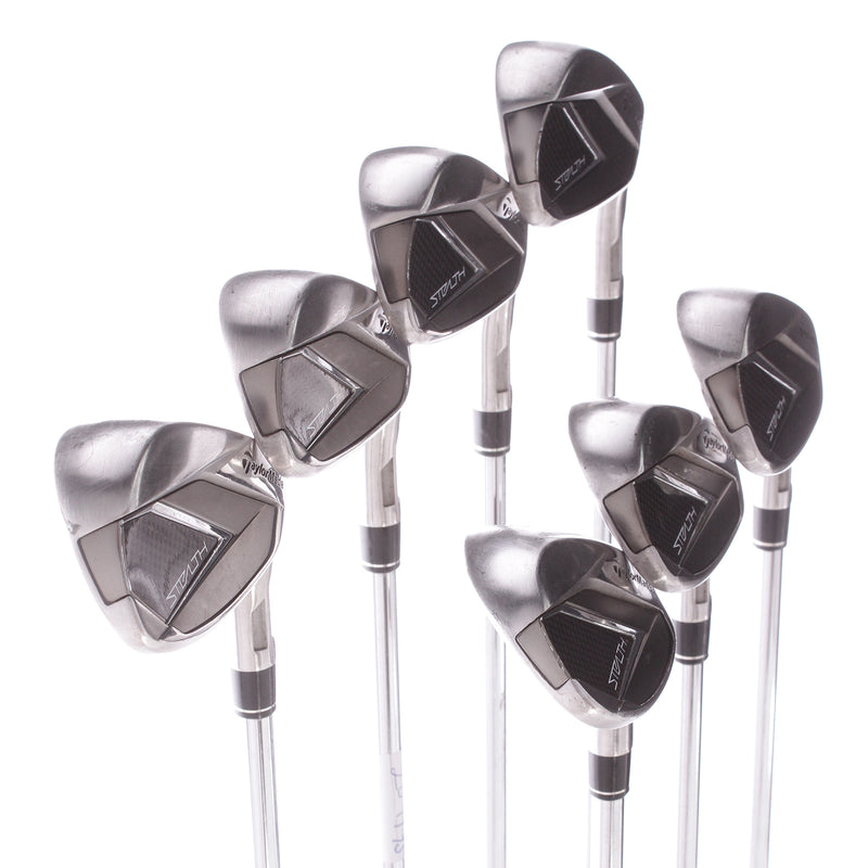 TaylorMade Stealth Steel Men's Right Irons 5-SW Stiff - KBS Max 85