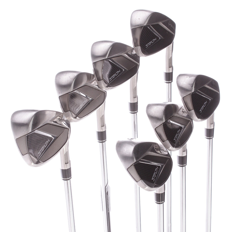 TaylorMade Stealth Steel Men's Right Irons 5-SW Stiff - KBS Max 85