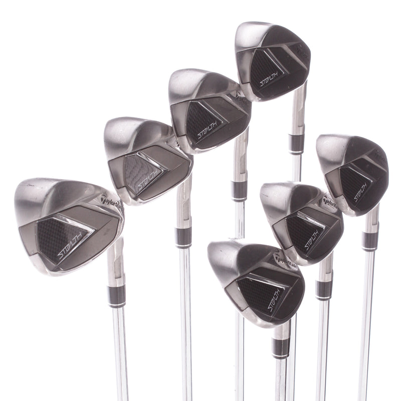 TaylorMade Stealth Steel Men's Right Irons 5-SW Regular - KBS Max 85