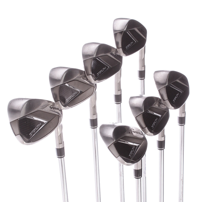 TaylorMade Stealth Steel Men's Right Irons 5-SW Regular - KBS Max 85