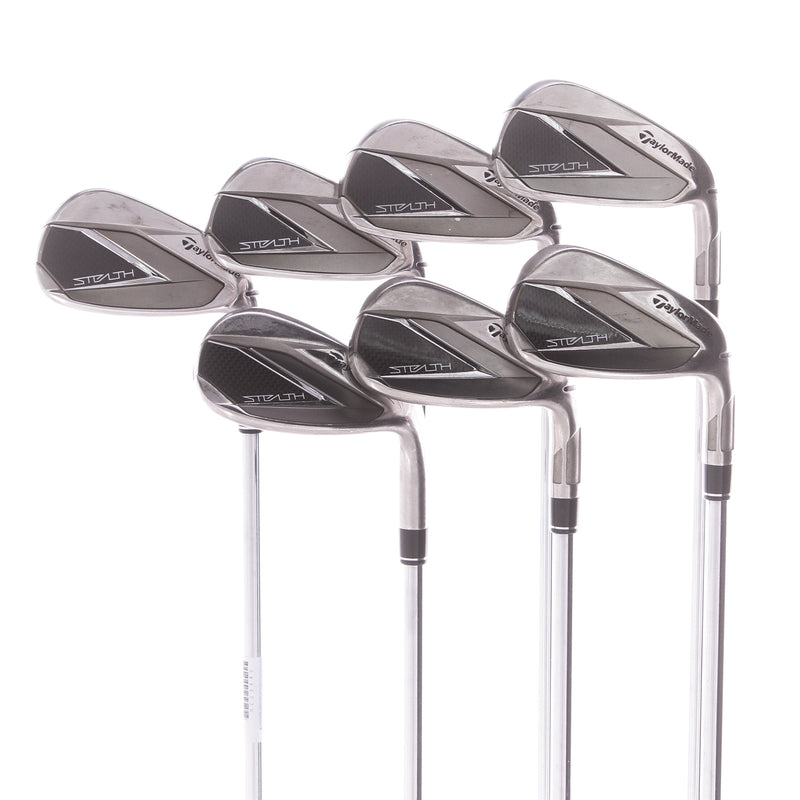 TaylorMade Stealth Steel Men's Right Irons 5-SW Regular - KBS Max 85